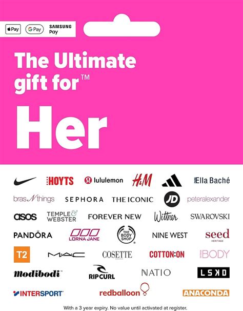 The Ultimate Gift Card for Her - Delivered by mail (AU Only) : Amazon.com.au: Gift Cards