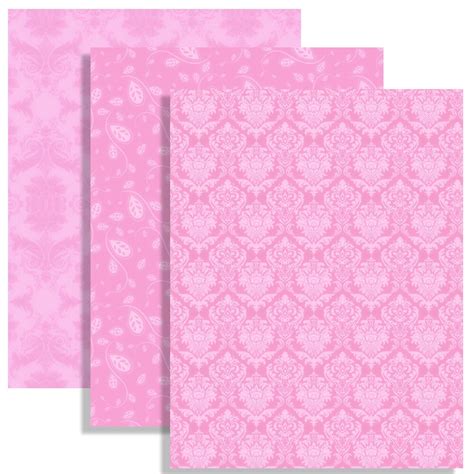 Pink Digital Scrapbook Paper Set 10 Pinkpapers for - Etsy