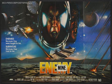 Enemy Mine Poster (1985) - Original British Quad Movie