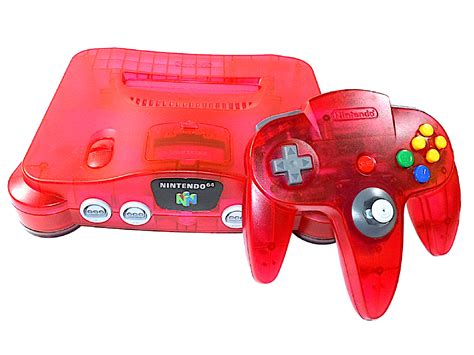 Refurbished Nintendo 64 System Video Game Console - Watermelon with ...