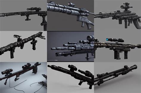 cyberpunk sniper rifle, by jon aaron kambeitz, | Stable Diffusion | OpenArt