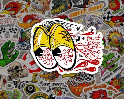 50 pcs Rat fink hot rods Sticker - Rustypod Store