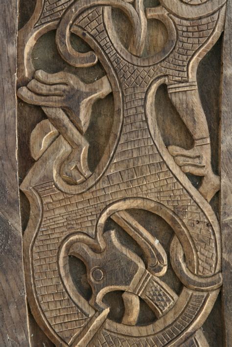 The woodcarvings - Oseberg Viking Heritage