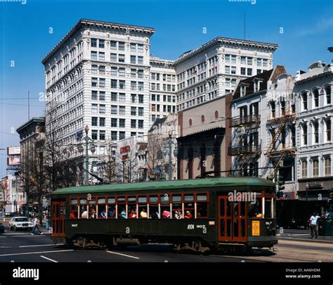 CANAL STREET NEW ORLEANS LA Stock Photo - Alamy