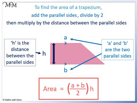 How to Find the Area of a Trapezium - Maths with Mum