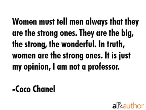 Coco Chanel Quotes About Men