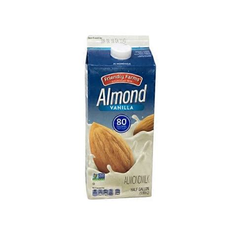 Friendly Farms Vanilla Almond Milk (64 fl oz) from ALDI - Instacart