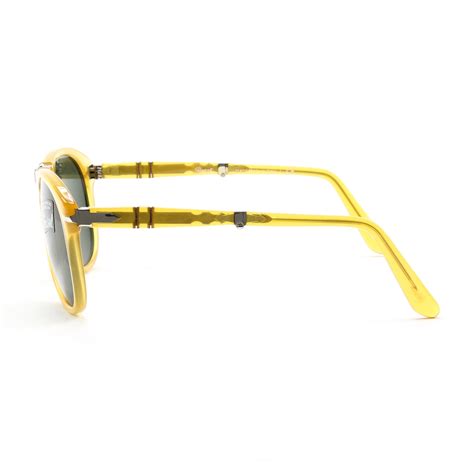 Persol 714 Folding Sunglasses 204/31 Transparent Honey, Crystal Lens PO0714 54mm