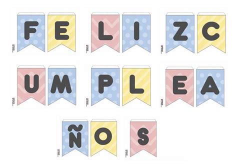 Moldes De Letras Grandes Y Bonitas Para Imprimir De Feliz Cumple – NBKomputer