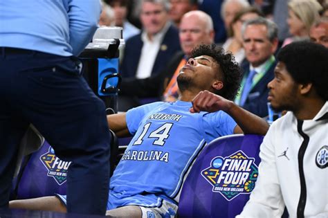 North Carolina's Puff Johnson collapsed, vomited on court