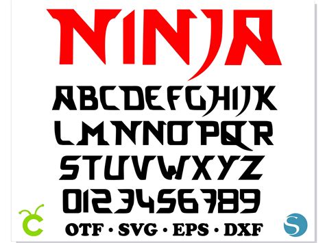 Ninjago font OTF, Ninjago Font SVG Cricut, Ninjago svg, Ninj - Inspire Uplift