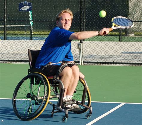 Wheelchair tennis competitors serve up tough play, mentor new players ...