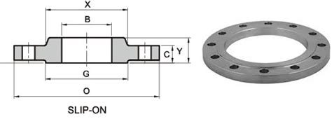 ANSI ASME B16.5 Class 150 Slip On Flange