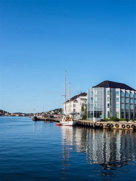 Old Town of Arendal, Norway Editorial Stock Photo - Image of ...