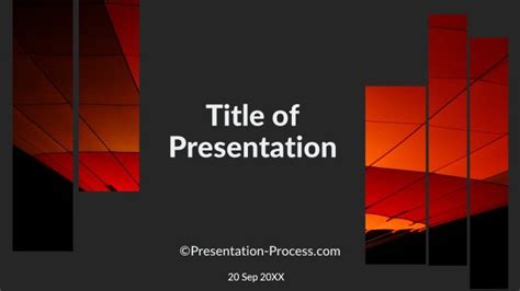 Flat Design Templates for PowerPoint Title Slide