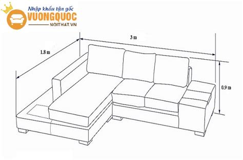 Kích thước tiêu chuẩn của ghế sofa là bằng bao nhiêu?