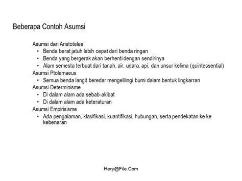 Contoh Asumsi – Brain