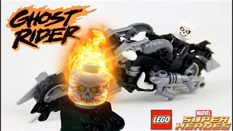 Lego Ghost Rider's Motorcycle from Lego Marvel Super Heroes (Review) - YouTube