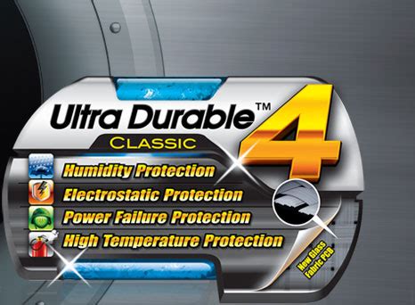 GIGABYTE Ultra Durable™ 4 Classic webpage