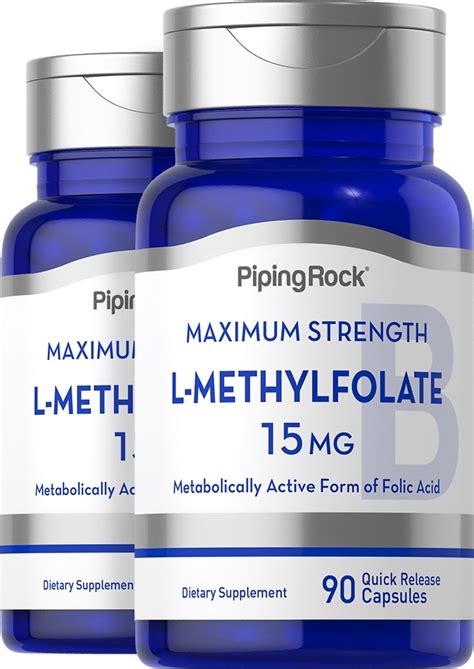 L-Methylfolate Supplements | Folic Acid | Uses | Benefits | PipingRock ...