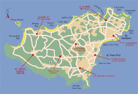 Guernsey Map - Guernsey