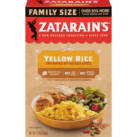 Zatarain's Yellow Rice Mix Box | Rice Dishes & Mix | Cannata's