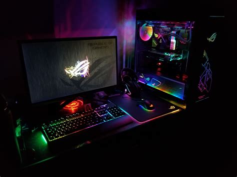 So I like ASUS | Gaming setup, Gamer setup, Gaming room setup