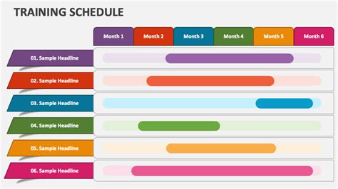 Training Schedule PowerPoint Presentation Slides - PPT Template