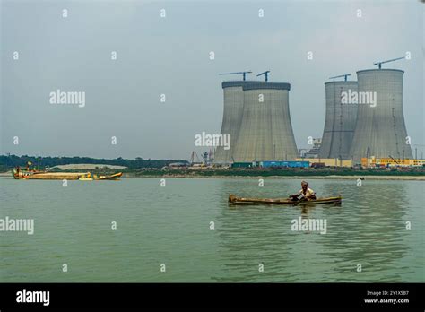 Bangladesh, Ruppur - 29.03.2024: Fisherman in boat on Ganges River ...