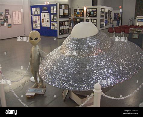 New Mexico Roswell International UFO Museum and Research Center interior Stock Photo - Alamy