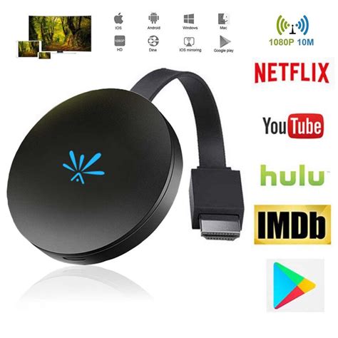 Miracast Dongle FullHD 1080P Wireless WiFi Display Dongle for TV,High ...