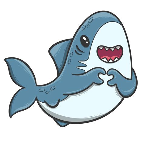 Cute Shark Cartoon 28702171 Png - vrogue.co