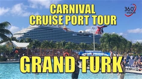 GRAND TURK - CRUISE PORT - Complete 360 Degree Video Tour - YouTube