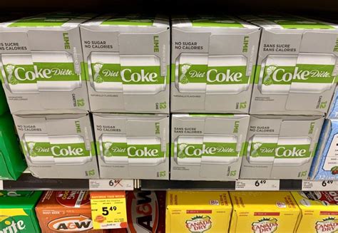 Diet Coke with Lime is back (Canada) : r/ToFizzOrNotToFizz