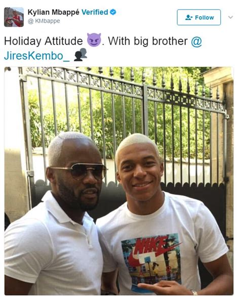 Kylian Mbappe shows off new haircut | Daily Mail Online