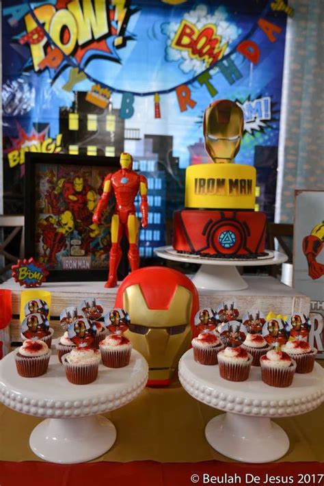 Avengers iron man birthday party ideas photo 4 of 30 – Artofit