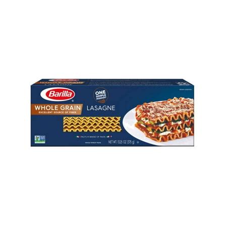 Barilla Whole Wheat Lasagna Noodles Nutrition | Besto Blog