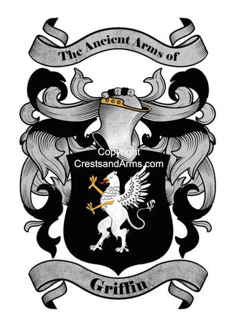 Griffin Family Crest | Expertly Researched | Buy Now – Crests & Arms