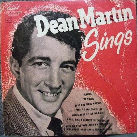 Dean Martin - Dean Martin Sings (1953, Vinyl) | Discogs