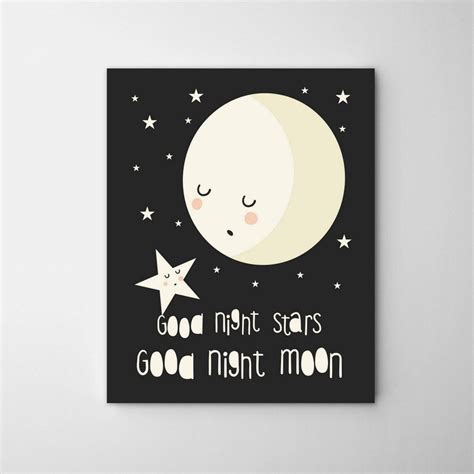 Goodnight Moon | Moon nursery art, Star nursery art, Nursery art