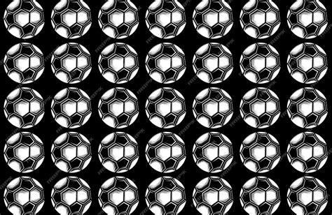 Premium Vector | Pattern soccer ball vector