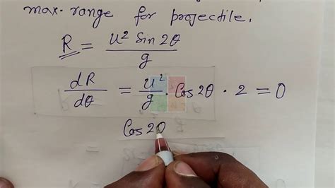 Projectile motion equations range equation - mensclan