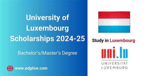 University Of Luxembourg Scholarships 2024-25 | EdGlow