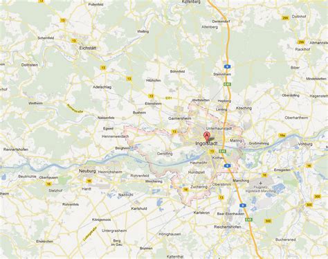 Ingolstadt Map - Germany