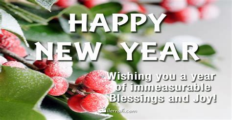 New Year Blessings and Joy