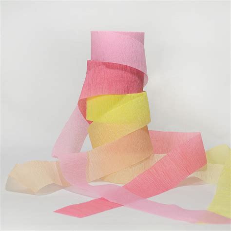 Pack Of 10 Crepe Paper Streamers By Scene-Setter | notonthehighstreet.com