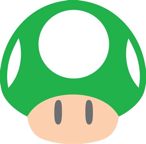 File:Super Mario - Art - 1UP Mushroom.svg - Super Mario Wiki, the Mario encyclopedia