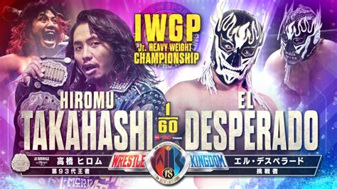 NJPW Wrestle Kingdom 18 results: El Desperado def. Hiromu Takahashi