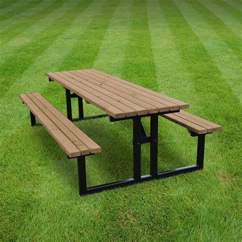 TINWELL STEEL PICNIC TABLE / BENCH - HEAVY DUTY - PRESSURE TREATED | Picnic table, Picnic table ...