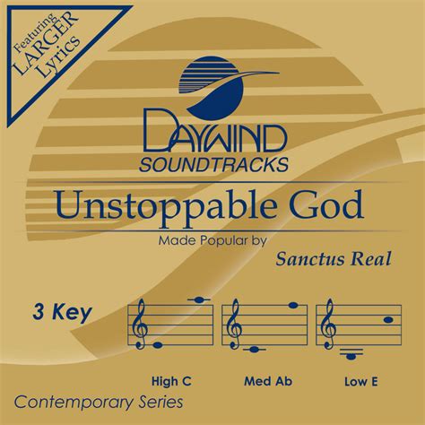 Unstoppable God - Sanctus Real (Christian Accompaniment Tracks - daywind.com) | daywind.com